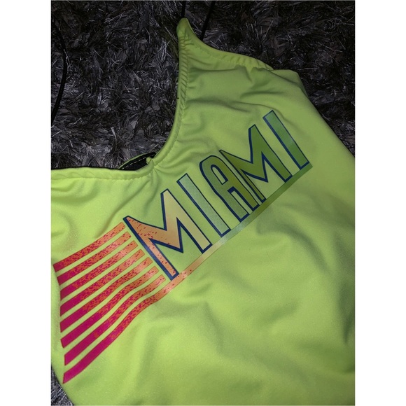 Lime green bodysuit - Picture 6 of 8